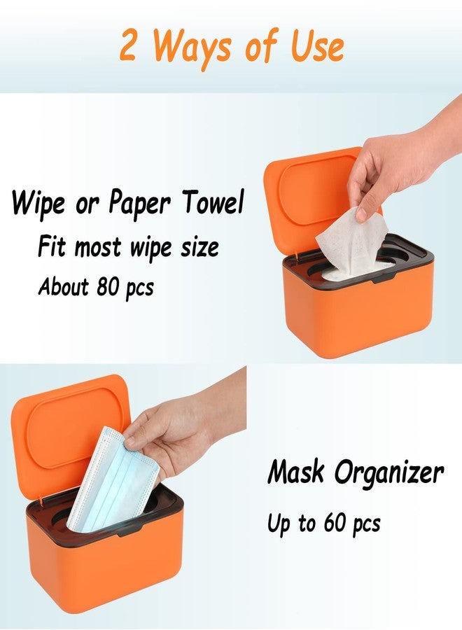 Mishrit Dustproof Wet Wipes Storage Box Dispenser Tissue Holder Case with Lid for Home, Office, School and Beauty Parlour.Wet and Dry Plastic Napkin Container by Mishrit - Image 5