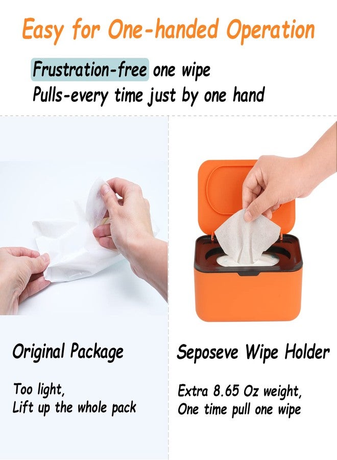 Mishrit Dustproof Wet Wipes Storage Box Dispenser Tissue Holder Case with Lid for Home, Office, School and Beauty Parlour.Wet and Dry Plastic Napkin Container by Mishrit - Image 4