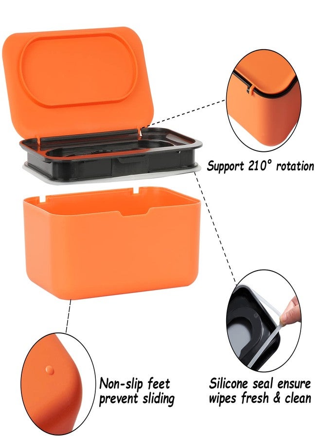 Mishrit Dustproof Wet Wipes Storage Box Dispenser Tissue Holder Case with Lid for Home, Office, School and Beauty Parlour.Wet and Dry Plastic Napkin Container by Mishrit - Image 3