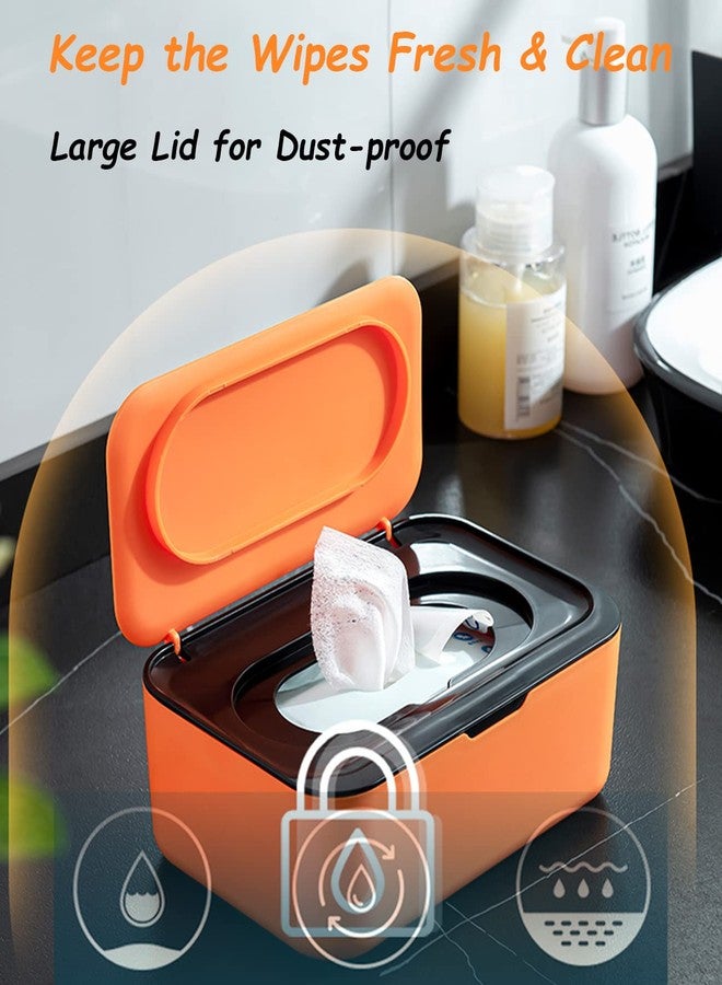 Mishrit Dustproof Wet Wipes Storage Box Dispenser Tissue Holder Case with Lid for Home, Office, School and Beauty Parlour.Wet and Dry Plastic Napkin Container by Mishrit - Image 2