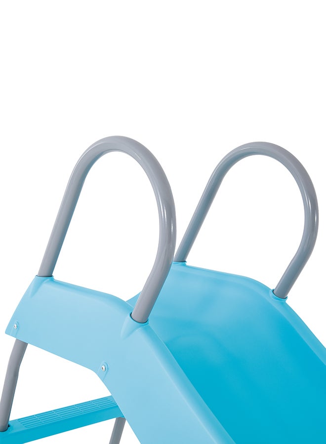 Intex 2.44m Galvanized Steel Freestanding Slide Blue for All Kids - Image 2