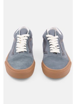 VANS Men Old Skool Lace Up Casual Shoes, Blue  - Image 3