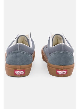 VANS Men Old Skool Lace Up Casual Shoes, Blue  - Image 2