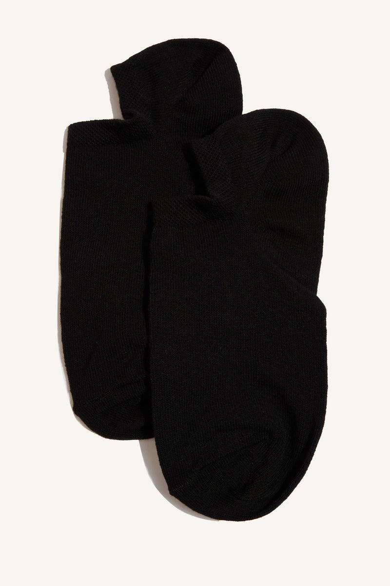 DeFacto Black Woman Booties Socks 3 Pack Casual - Image 2