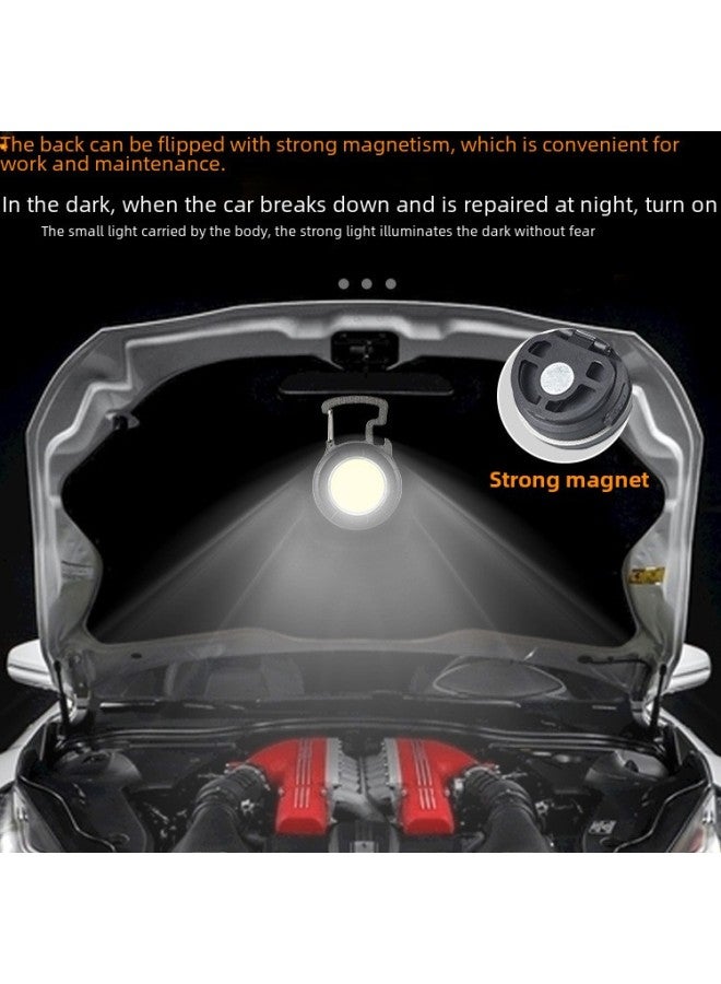 إسكدنيا كليب على قبعة نوع ج شحن قطعة خبز ضوء العمل سلسلة المفاتيح مغناطيس قوي Led التفتيش ضوء فتاحة زجاجات فانوس محمول اللون: SH03 التعريفي حافة - Image 3
