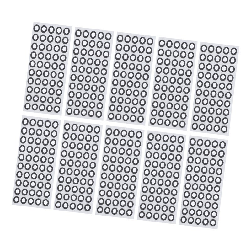 1000 Pcs 3D Scanning Marker ID 6mm OD 10mm High Reflection Strong Adhesion 3D Tracking Dot Reference Point Marker - Image 1