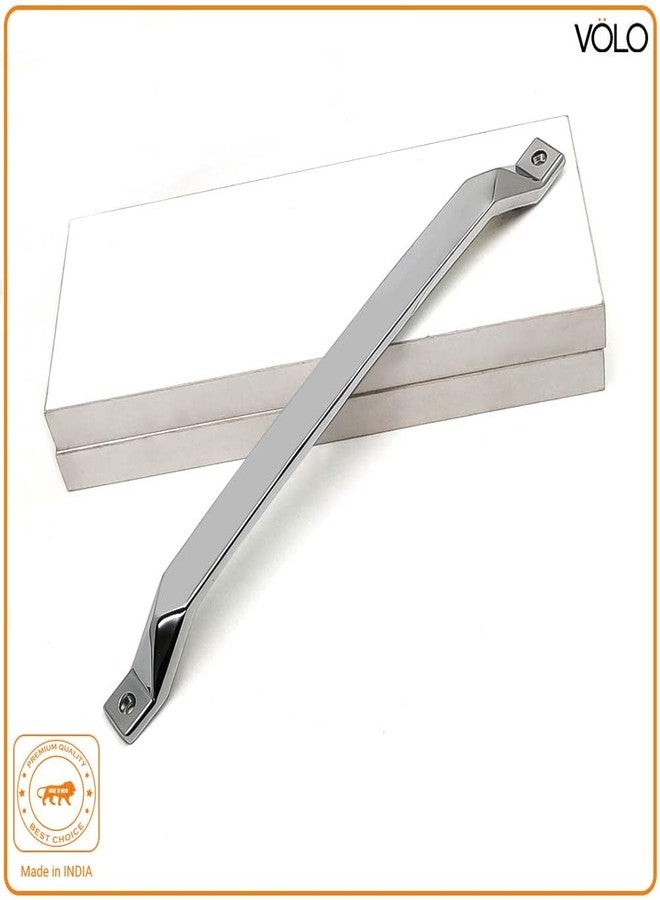 VOLO Door & Drawer Pull Handle - Silver Cabinet, Wardrobe, and Cupboard Handles for Kitchen and Bedroom (R-214) (2, 224MM (10 Inch)) - Image 4