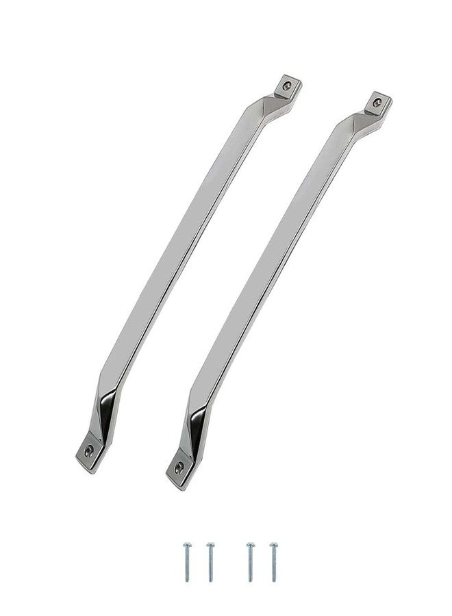 VOLO Door & Drawer Pull Handle - Silver Cabinet, Wardrobe, and Cupboard Handles for Kitchen and Bedroom (R-214) (2, 224MM (10 Inch)) - Image 1