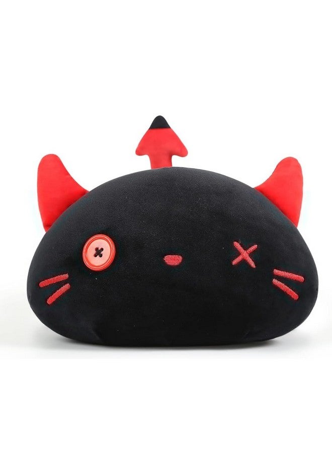 Meera Cute Kitten Plush Toy Soft Stuffed Animal Black Kitty Soft Anime Cat Plush Pillow for Kids - Image 2
