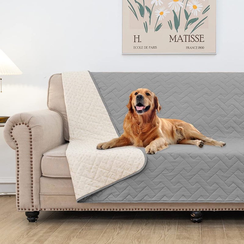 fuguitex Waterproof Dog Bed Cover Couch Cover for Pet AntiSlip Cat Mat Pet Pad Blanket for Sofa Chair Recliner Bed Furniture Protrctor