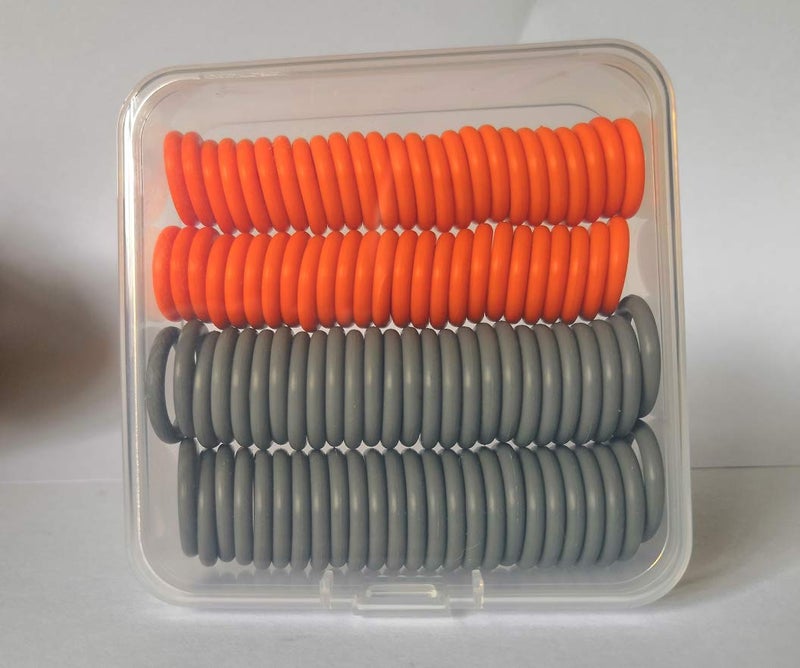 HAKATOP (100pk) New Pressure Washer O-Rings Seal Kits for 1/4"&3/8'' Quick Coupler - Image 1