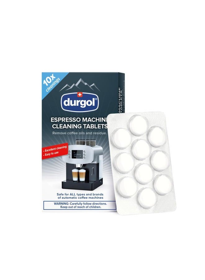 Durgol Espresso Machine and Coffee Maker Cleaning Tablets, 10 count - Image 1