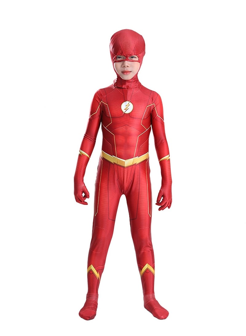 Flash tights children's adult cosplay jumpsuit Stage Dress Up Costume - Image 1