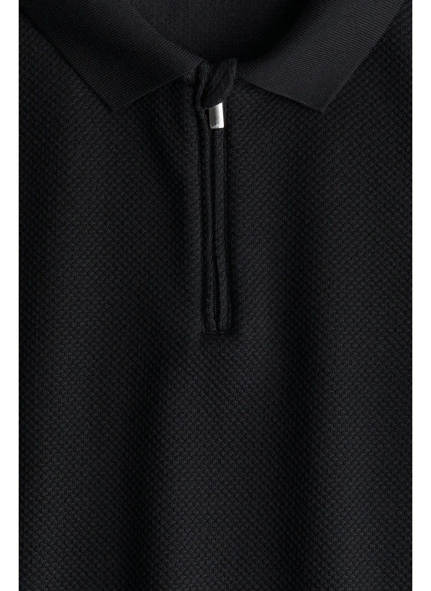 اتش اند ام Zip-Top Polo Shirt