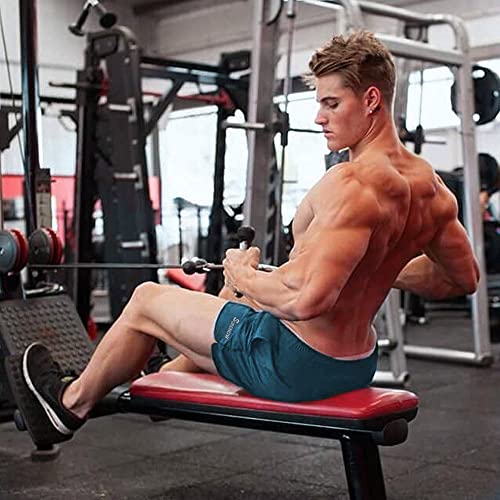 Surenow Mens Running Gym Shorts 3 Inch Breathable Lightweight Athletic Sport Shorts Training Workout Shorts with Pockets Blue - Image 3