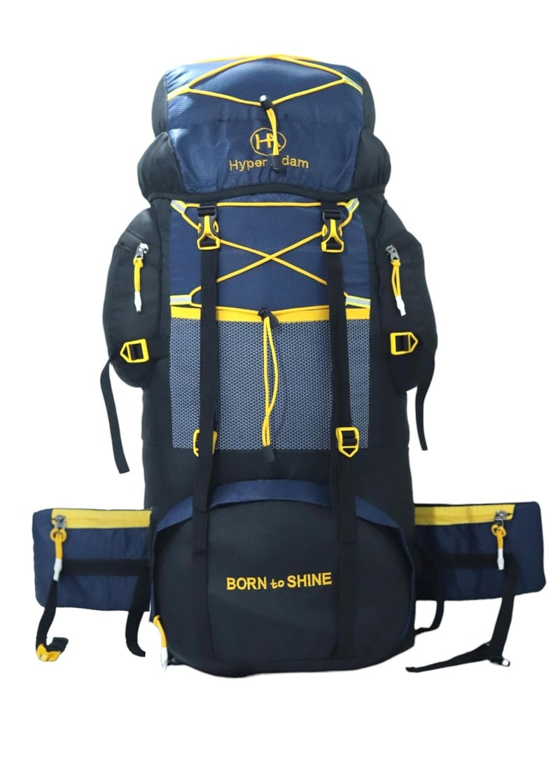 Hyper Adam Rucksack Bags | 75 Litres Travel Bag For Men | Tourist Bag For Travel | Backpack For Hiking Trekking Bag Mountain Bag For Camping | Rain Cover | XZX1 - Image 2