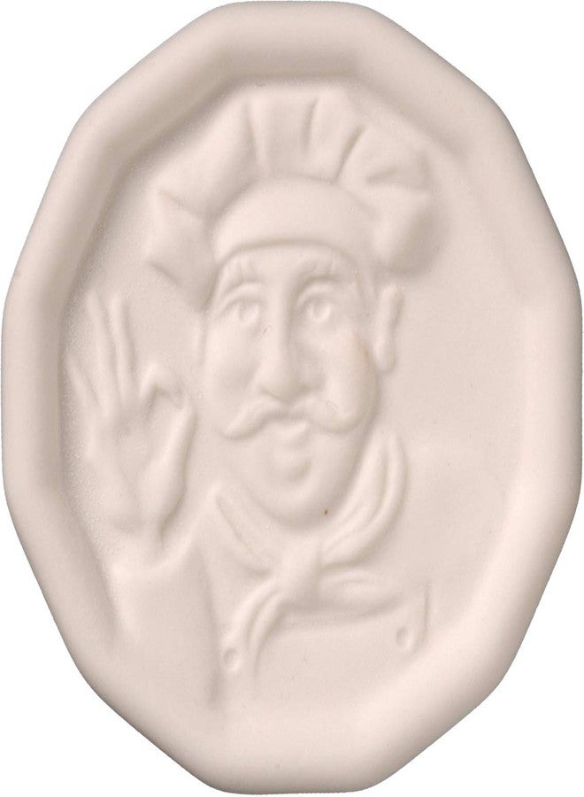 JBK Pottery Pot Minder Ceramic Boil Spill Stopper Disc - Kitchen Overflow Preventer for Noodles, Soups, Pasta, Seafood - Heat, Steam & Splatter Saver for Stove & Microwave - 2.3 inches, Chef Design - Image 1