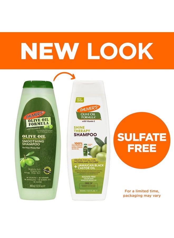 PALMER'S Olive Oil Formula Smoothing Shampoo Extra Virgin Olive Oil For Shine Hair 400 Ml  - Image 3
