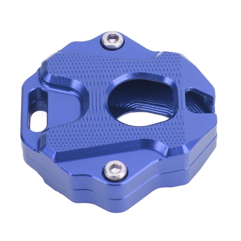 غطاء مفتاح دراجة نارية CNC معدني أزرق - صلابة عالية ومقاوم للتآكل - غطاء مفتاح دراجة نارية لـ CB650R CBR650R 2020+ بديل - Image 5
