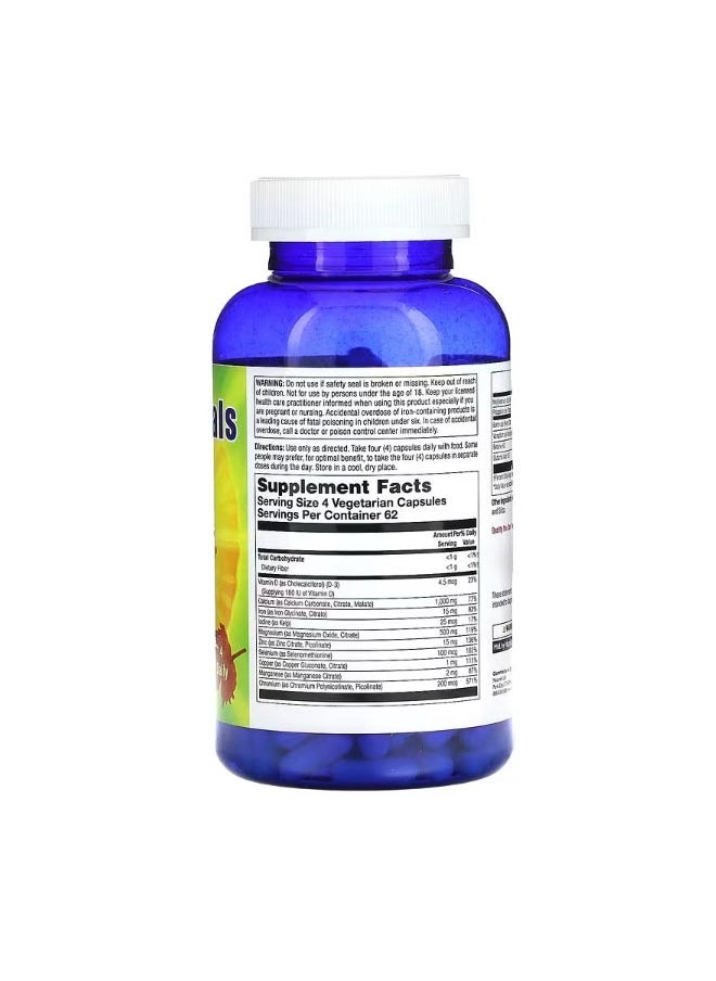 Nature's Life Mega Minerals 250 Vegetarian Capsules  - Image 2
