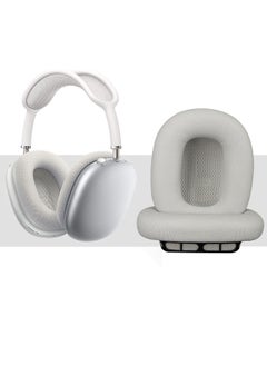 Generic Earpads for AirPods Max Earpad Replacement Sweat Proof Ear Cushions Airpods Max Ear Pad Earcups with Protein Leather Memory Foam and Magnet (Silvery)  - Image 3