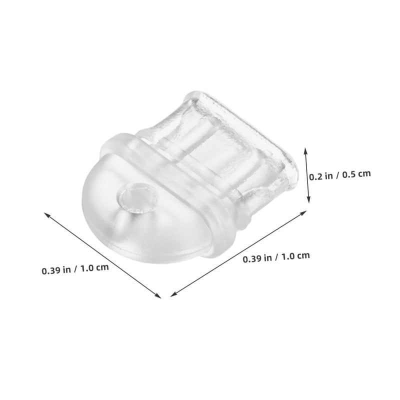 Reusable Transparent Dust Cover Plugs for Type C Port 20 Pack Phone Charging Port Protectors - Image 3