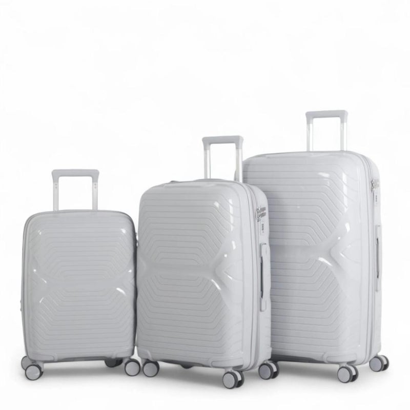 أفياتور طقم حقائب سفر - مكون من 3 قطع - مصنوع من البولي بروبلين ضد الكسر - Image 1