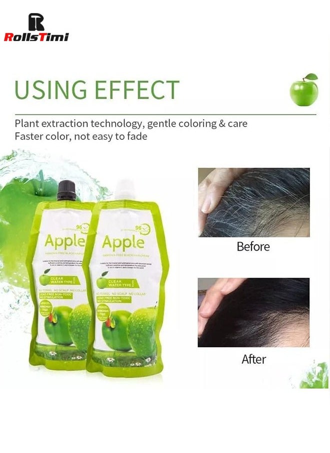 RollsTimi  - Ammonia Free Apple Fruit Dye 96 Extract Black Cream 1000ml - Image 1