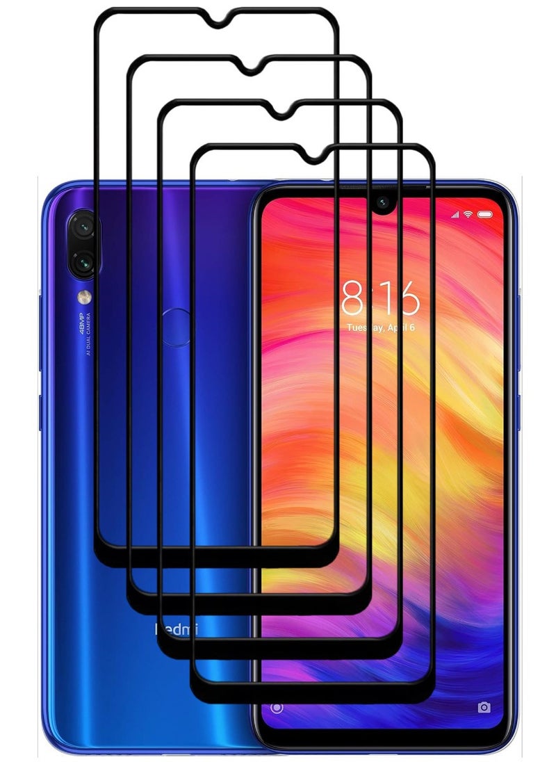 ACLIX 4 Pieces Antistatic ESD Dustproof Premium Quality High Definition Tempered Glass Screen Protector Designed For Xiaomi Redmi Note 7 - Image 1