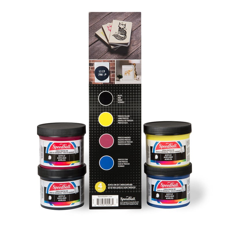 Speedball Acrylic Screen Printing Ink Starter Set 4503