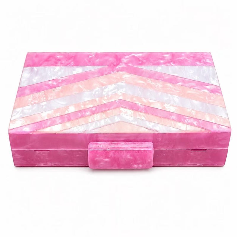 Retro Acrylic Chain Shoulder Bag Evening Purse for Women - Image 3
