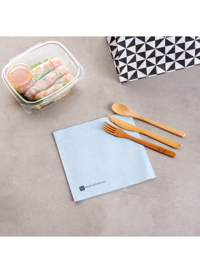 Restaurantware مناديل لوكساناب القابلة للتصرف بحجم 15.75 بوصة، 25 مناديل ناعمة تشبه الكتان - ماصة، مصنوعة من ورق سيلستي، مناديل مثل القماش، مطوية مسبقًا، للضيوف في حفلات العشاء - Image 4