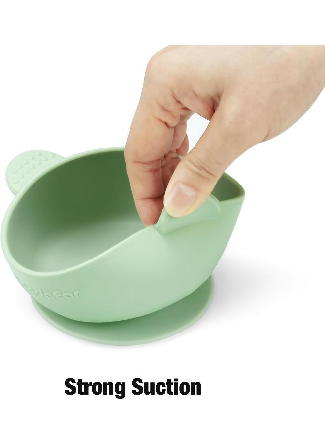 PandaEar 3 Pack Baby Bowls with Suction| Stay Put Silicone Food Bowl for Babies Kids Toddlers Infants| Food Grade Soft Safe BPA-Free Silicone (Multi-Color) - Image 5