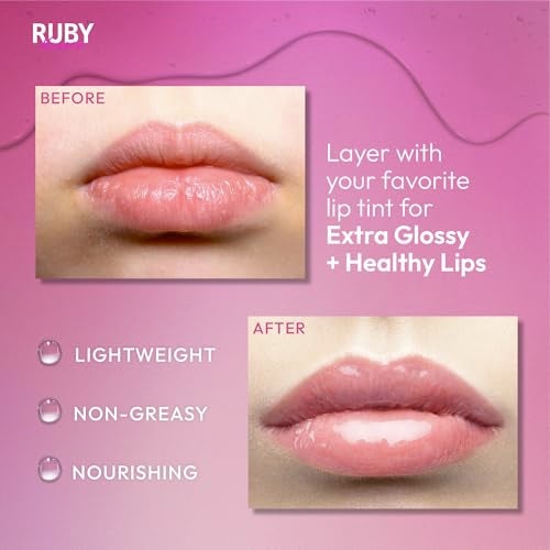 Ruby Kisses Hydrating Lip Oil Clear RLO01 (2 PACK) - Image 3