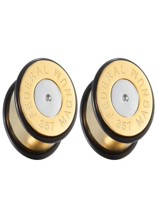 COOEAR Surgical Steel Plugs Ear Gauges Piercing Earrings Bar Style With Two O-rings Stretchers Expander Size 2g(6mm) to 5/8"(16mm) - Image 2
