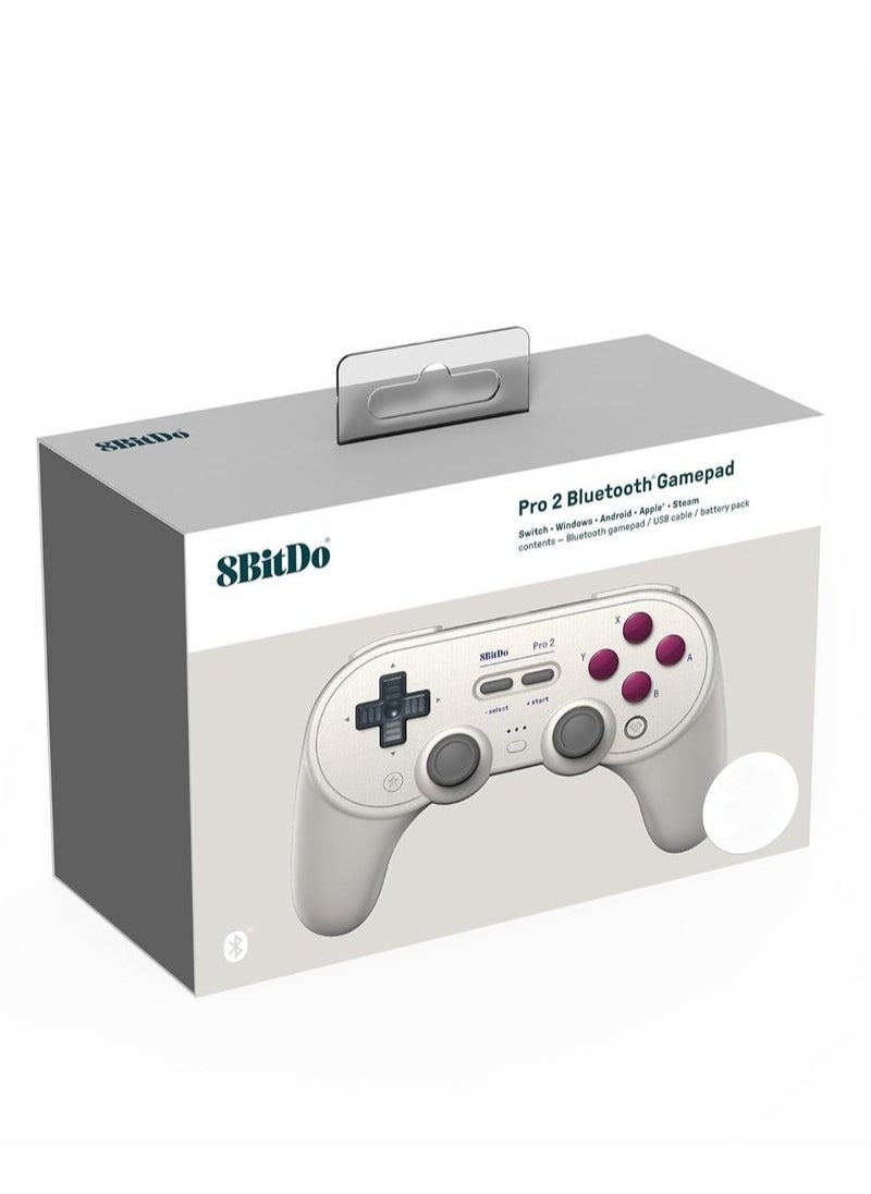 Generic Pro 2 Bluetooth Controller for Switch, Hall Effect Joystick Update, Wireless Gaming Controller for Switch, PC, Android, and Steam Deck & Apple (Beige)  - Image 5