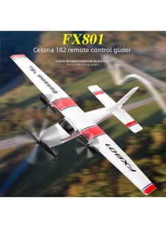 Generic Fx801 Sesna Remote Control Airplane Fixed Wing Model Foam Glider Children's Toy Sailplane Easy To Assemble Durable Outdoor Play-Color:300 MA Lithium Battery 1 Piece  - Image 2