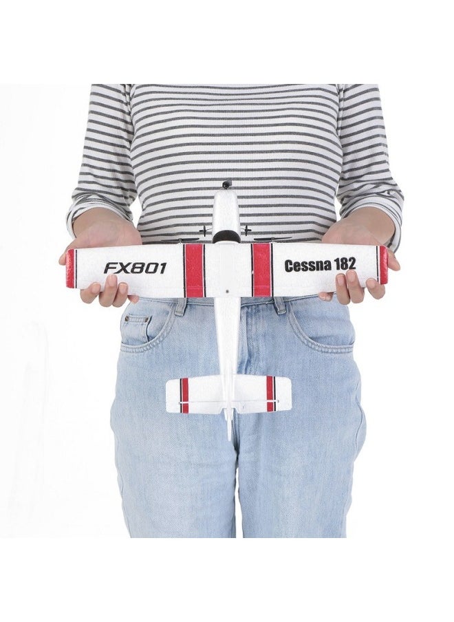 null - Fx801 Sesna Remote Control Airplane Fixed Wing Model Foam Glider Children's Toy Sailplane Easy To Assemble Durable Outdoor Play-Color:300 MA Lithium Battery 1 Piece - Image 1