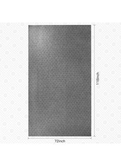 Pllieay 72X118 Inch Non Slip Final Backing Cloth, Vinyl Primary Tufting Cloth Backing Fabric, Non Slip Pad With Plum Blossom Pattern For Carpets Rug Tufting Gun Cushion Punch Needle  - Image 1