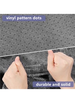 Pllieay 72X118 Inch Non Slip Final Backing Cloth, Vinyl Primary Tufting Cloth Backing Fabric, Non Slip Pad With Plum Blossom Pattern For Carpets Rug Tufting Gun Cushion Punch Needle  - Image 2