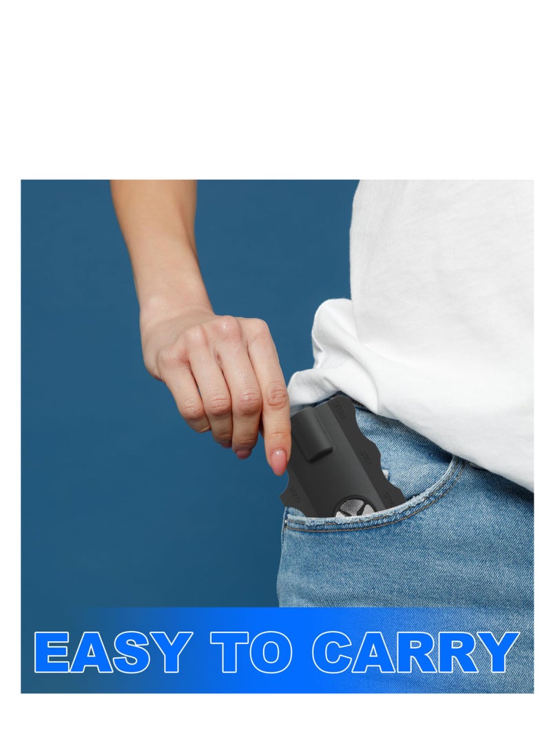 SOLARAE 5 in 1 Cue Tip Shaper, Snooker Cue Tip Shaper, Pool Cue Tips Trimmer Burnisher Tool for Rapid Repair, Durable Plastic Stainless Steel Construction, Essential Snooker Accessories for Pool Table Games - Image 2