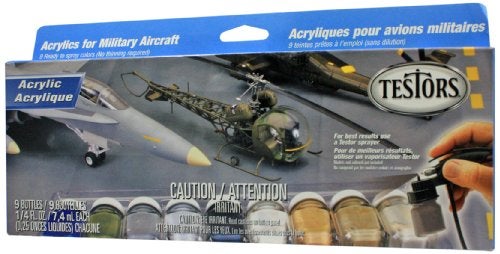 Testors 9136 Aircraft Spraying Acrylics Paint Set - Image 3