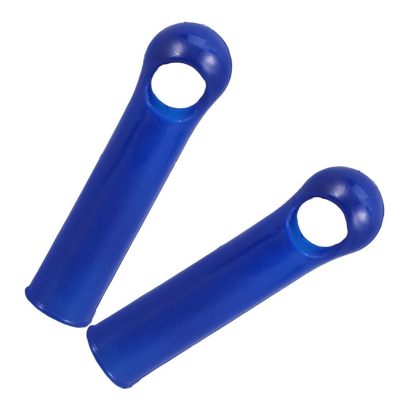 2 Pack Broom Handle Grips for Mop Rod Sleeve 19mm Dark Blue Household Floor Cleaning - Image 2