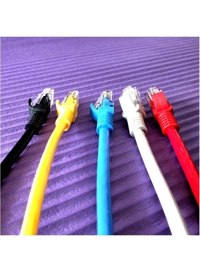 Super Class 5 Oxygen-free Copper Finished Product Network Jumper 0.2 0.3 0.5 0.8 1 1.5 2 2.5 3 6 M-Color:Six Kinds Of Yellow-Line Length:0.3 M - Image 5