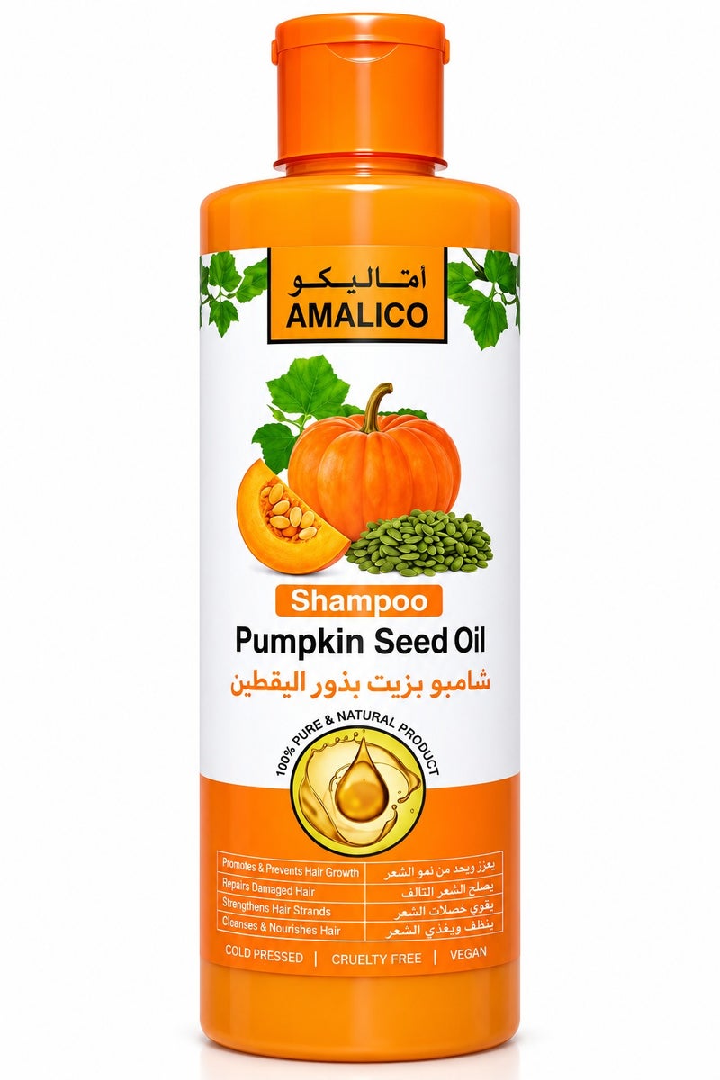 AMALICO Shampoo Pumpkin Seed Oil 500 ml - Image 1