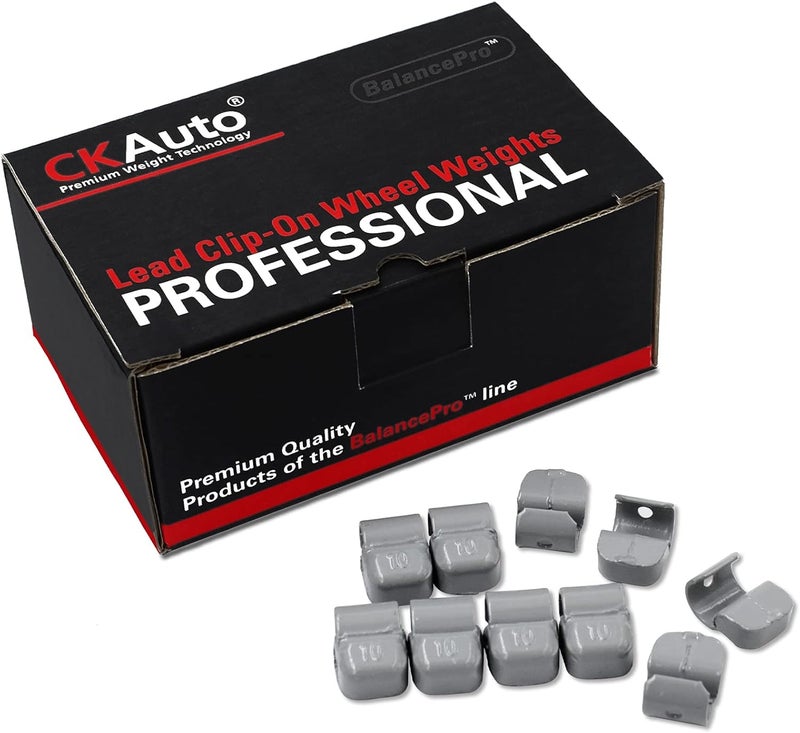 CKAuto FN Series Coated Lead Clip On Wheel Weights, 10g, 25pcs/Box - Image 1