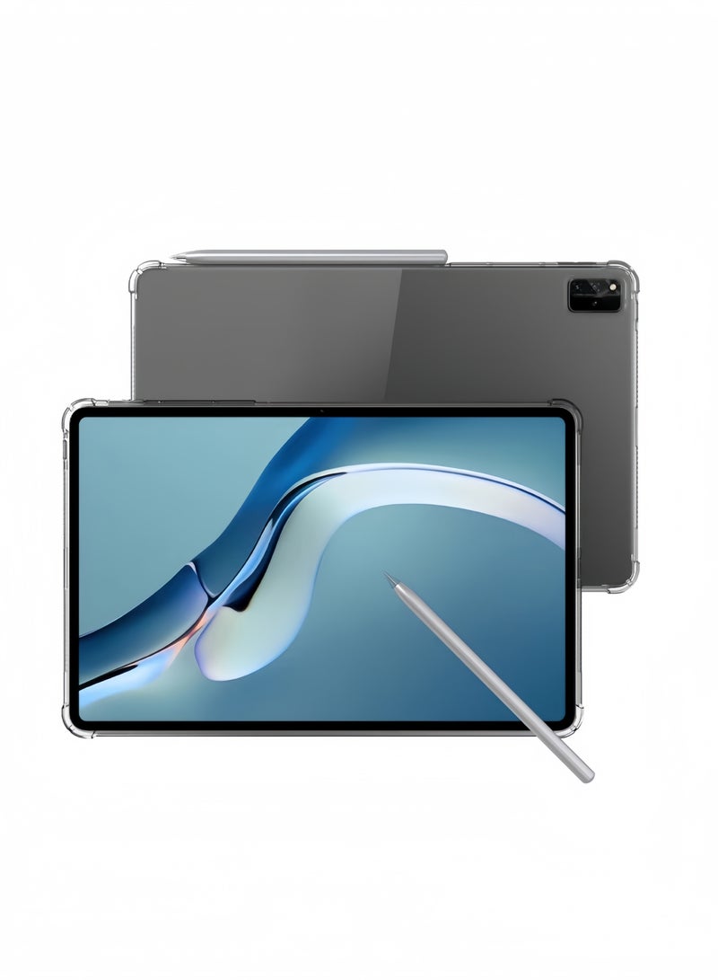 Case Compatible with Huawei MatePad Pro 12.6 Transparent Soft TPU Anti Slip Back Cover - Image 4