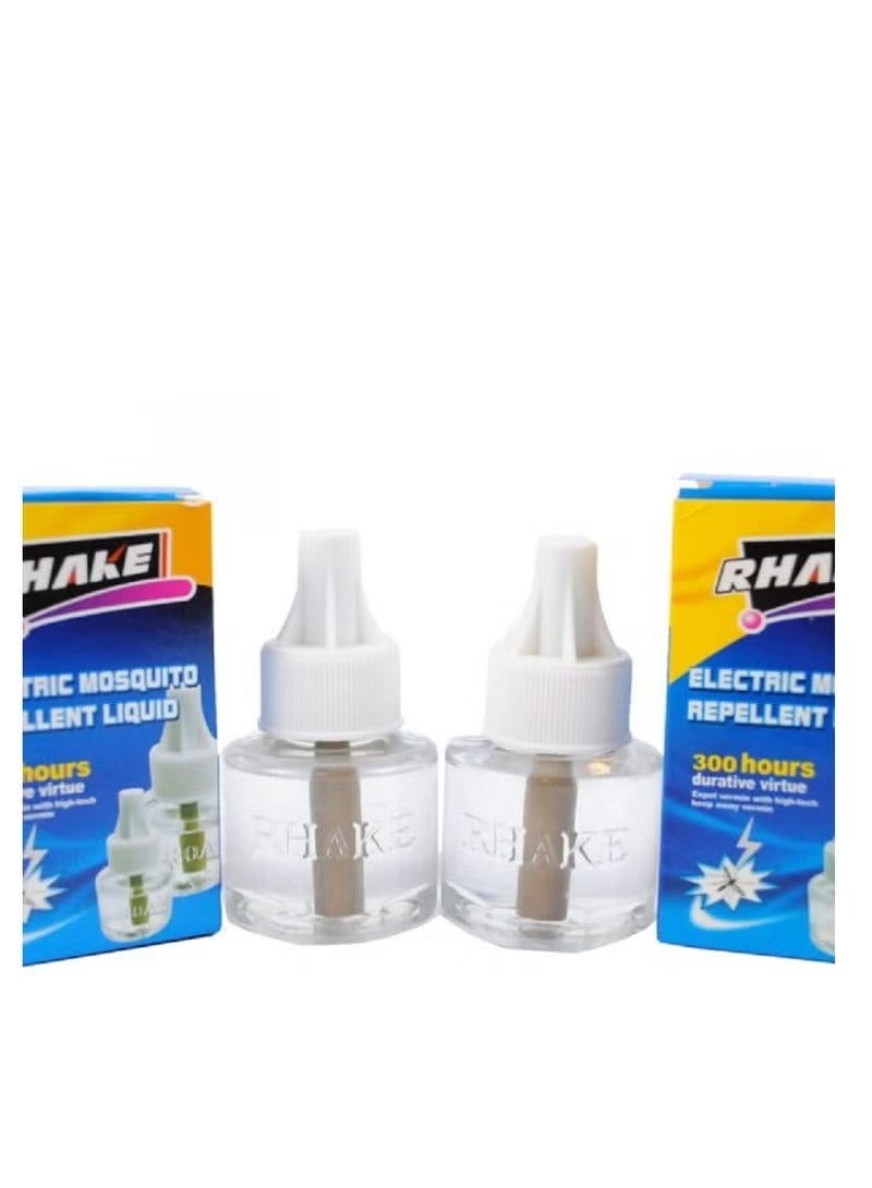Rhake Mosquito Repellent Device with 2 Bottles of Liquid (Multi-Colored)