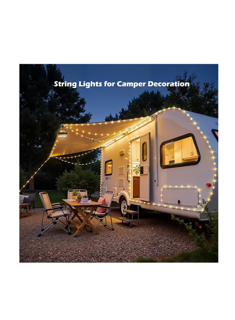 general Solar Camping String Lights, Quick Storage Rechargeable Tent Lights with 9 Lighting Modes, Portable Camping Fairy Lights Waterproof for Outdoor Patio Garden Party Decorations - Image 5