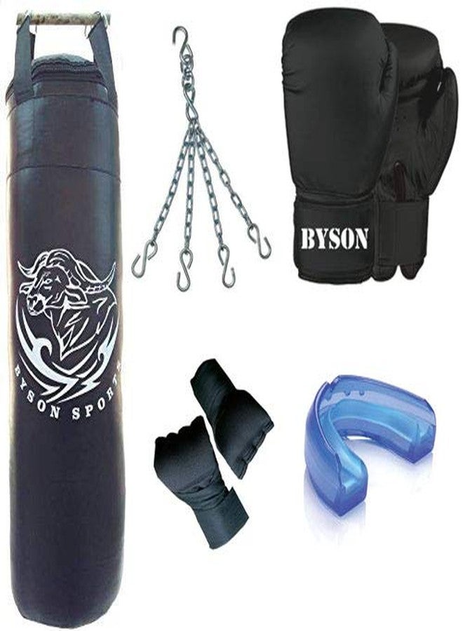 Byson Boxing Kit Set (36inch Punching Bag,Boxing Gloves 14oz, Hanging Chain, Hand Wrap, Mouth Guard) Heavy Bag - Image 1